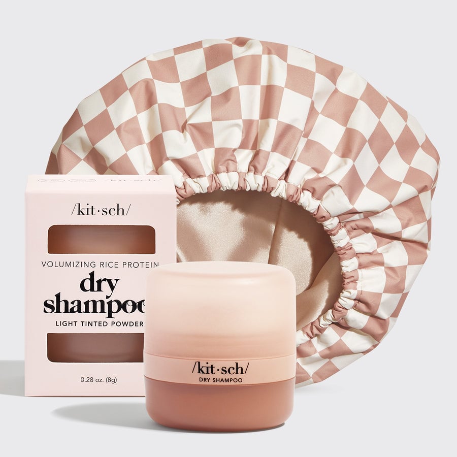 Hair Refresh Kit: Kitsch Dry Shampoo + Shower Cap