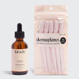 100% Castor Oil 2oz + Dermaplaner écologique GRATUIT