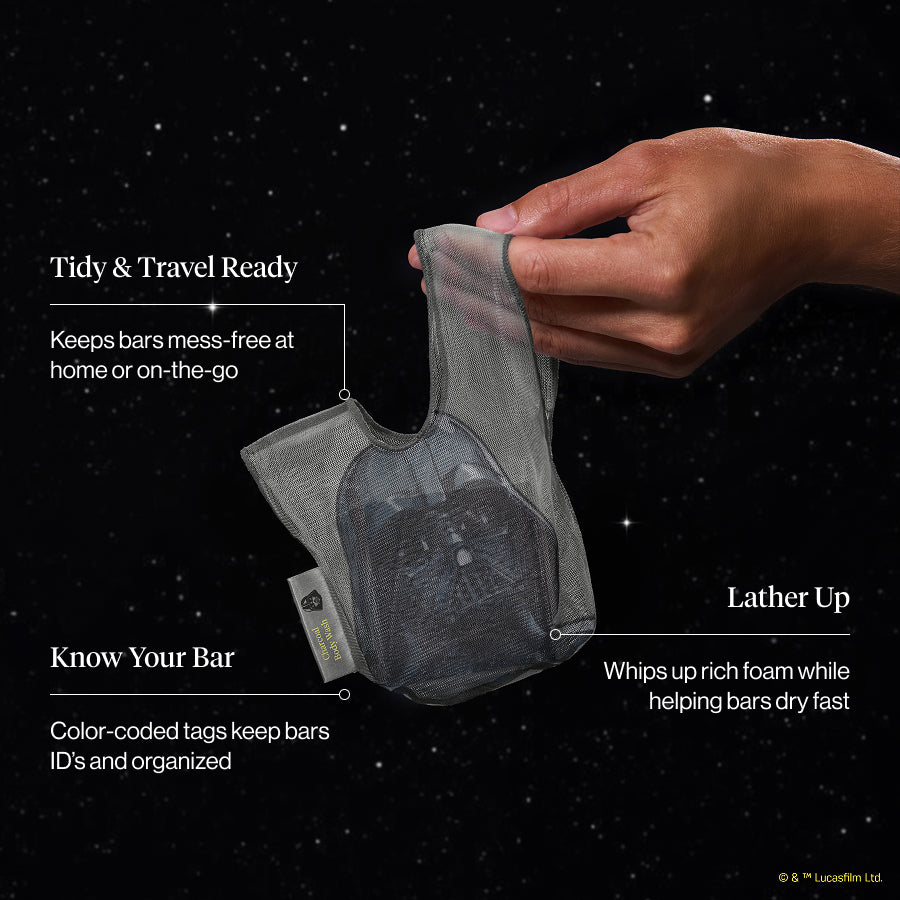 Star Wars™ & Kitsch Bolsa para jabón en barra - Darth Vader