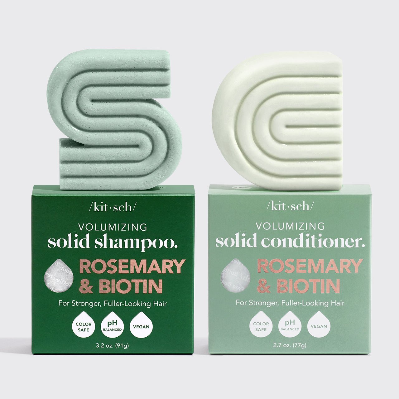Rosemary & Biotin Shampoo + Conditioner + Body Wash + Soap Dish Bundle
