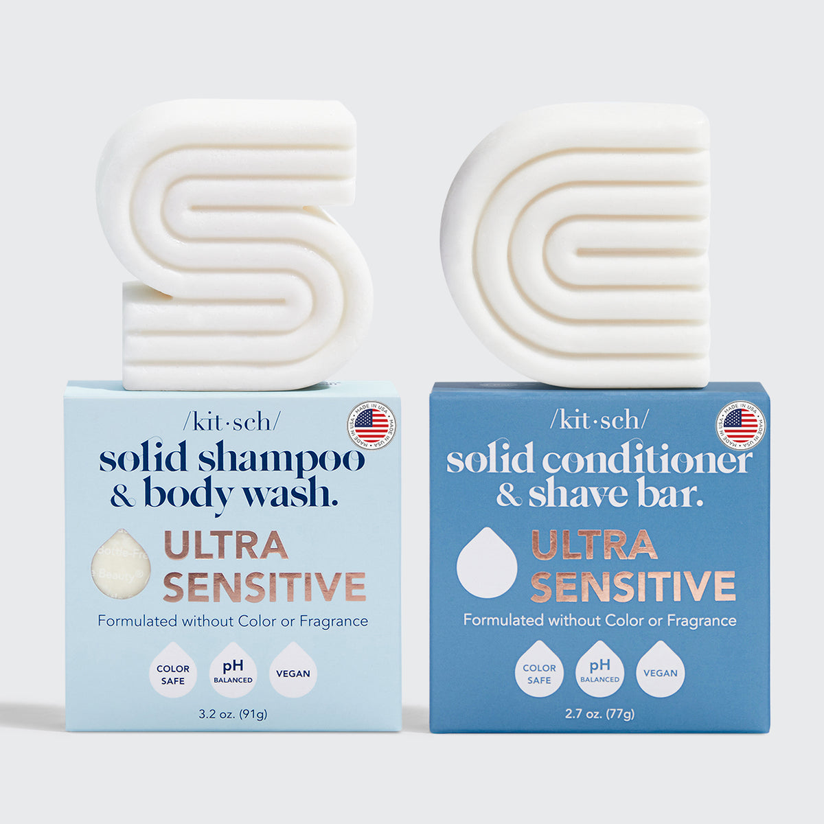 Ultra Sensitive Shampoo & Conditioner Combo – KITSCH