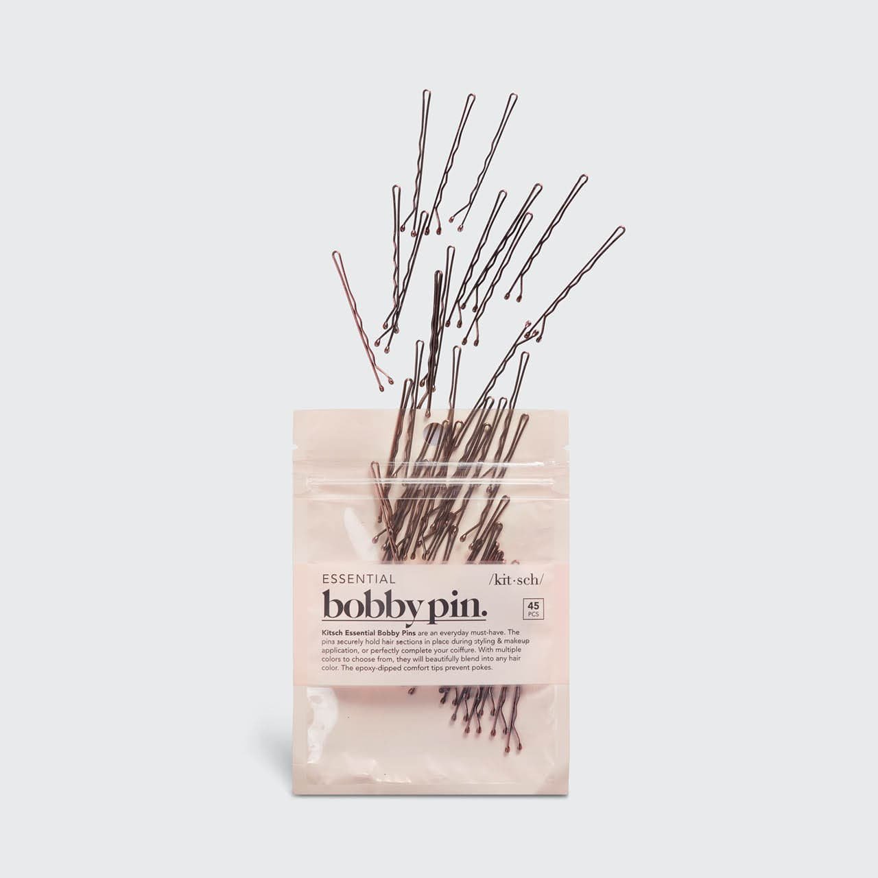 Mia Bobby Pins - Color Blends - Medium Brown and Dark Brown - 50 Pieces