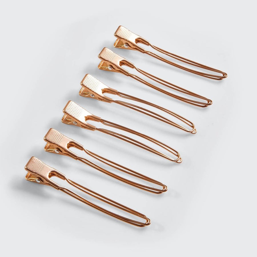 Kit Sch Styling Clip, Open Shape, Rose Gold - 6 clips