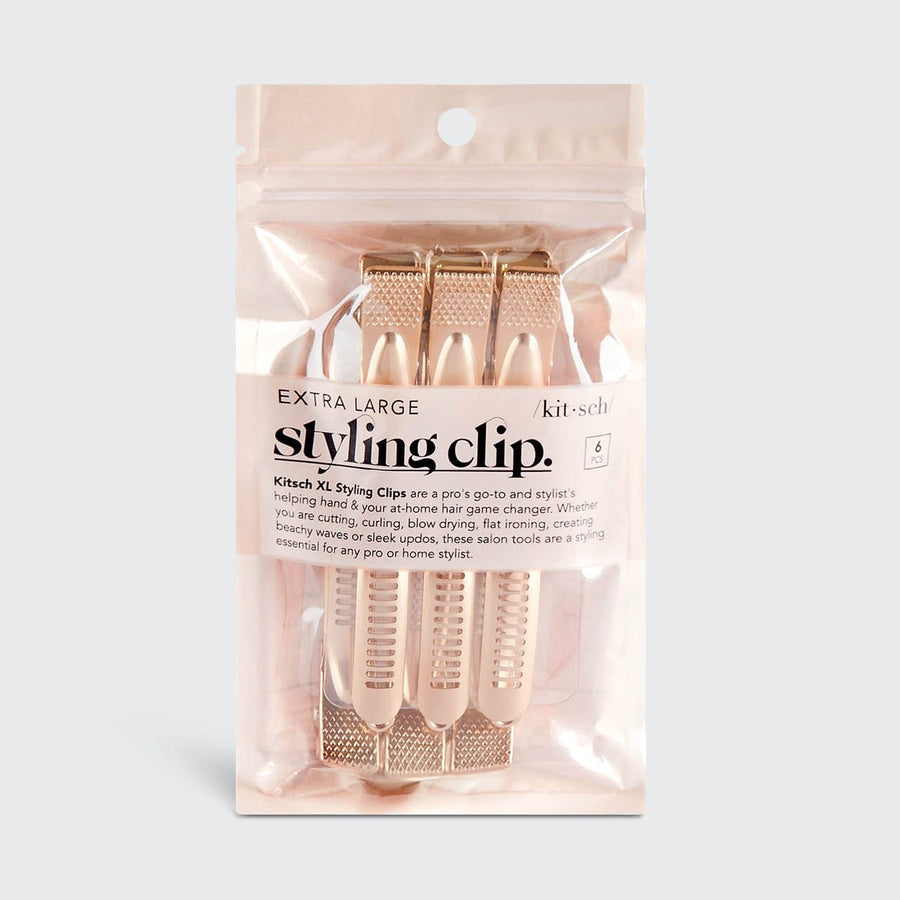 XL Styling Clips 6pc (Rose Gold)