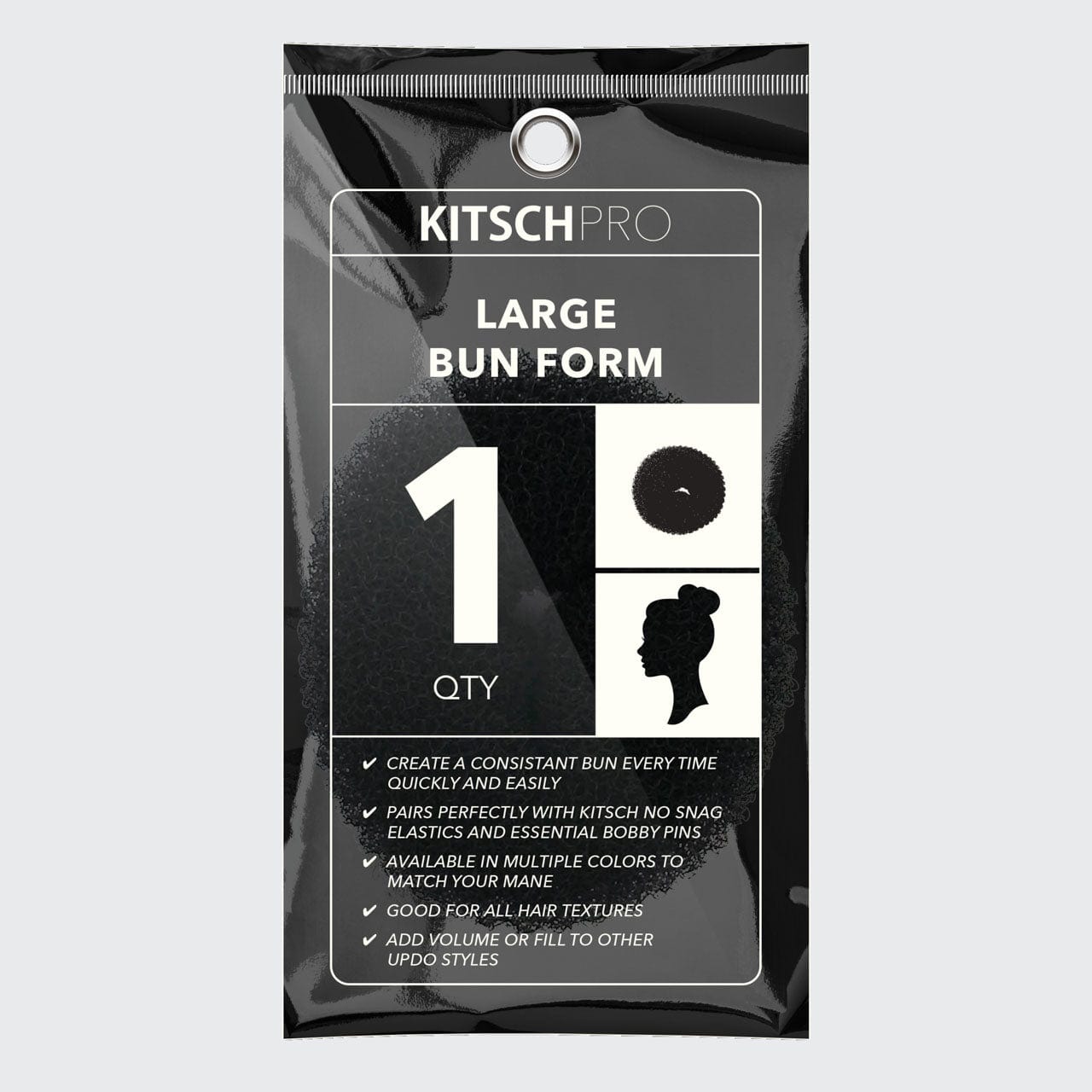 Large Bun Form (Black)