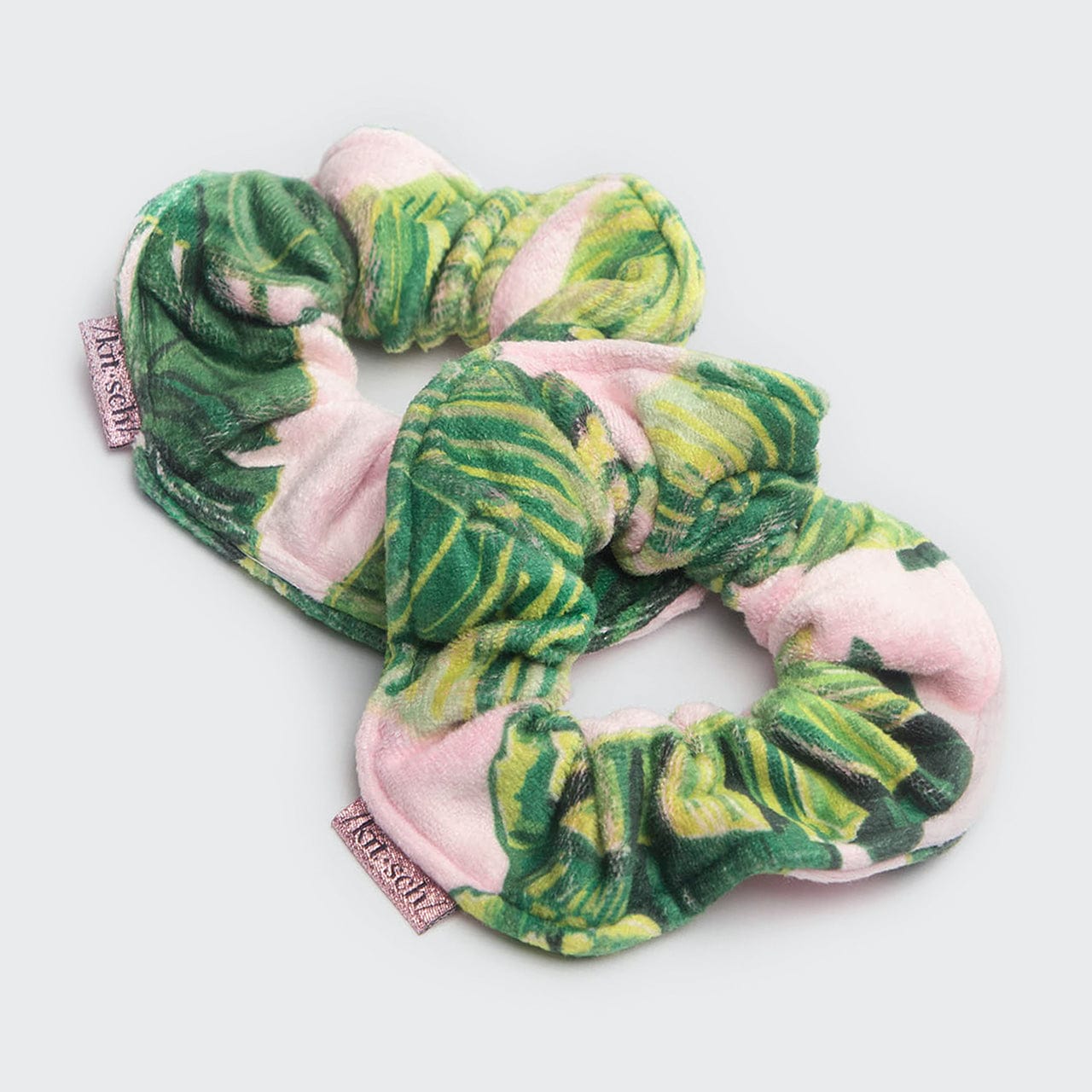 Palm Microfiber Quick-Dry Towel Scrunchies 2pc Set | KITSCH