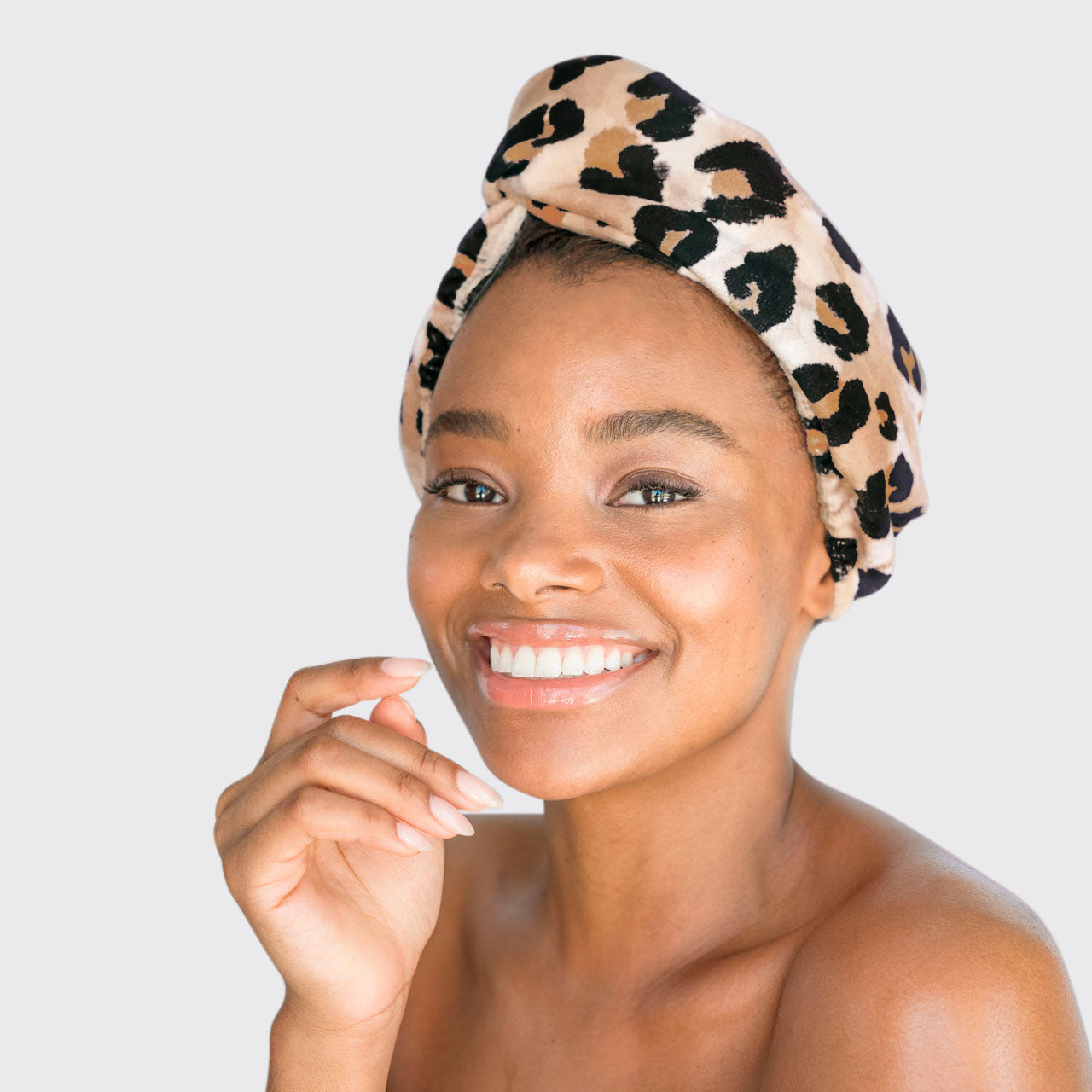 Microfiber Hair Towel in Leopard – KITSCH