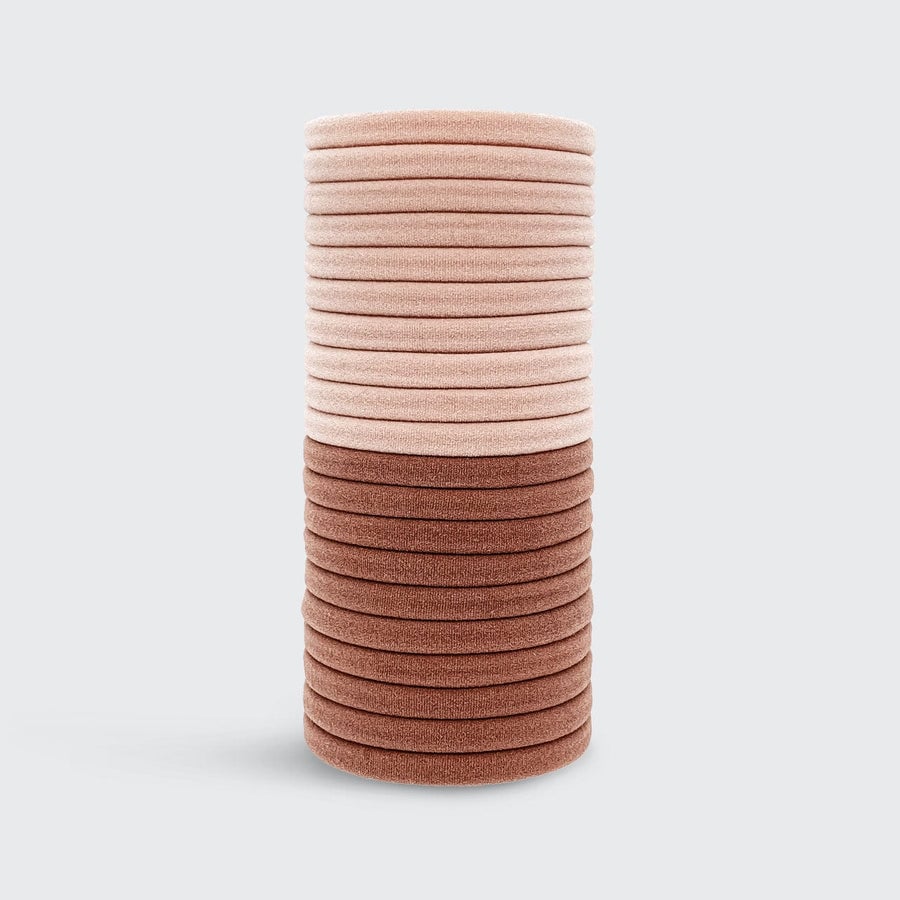 Eco-Friendly Nylon Elastics 20pc set - Blush