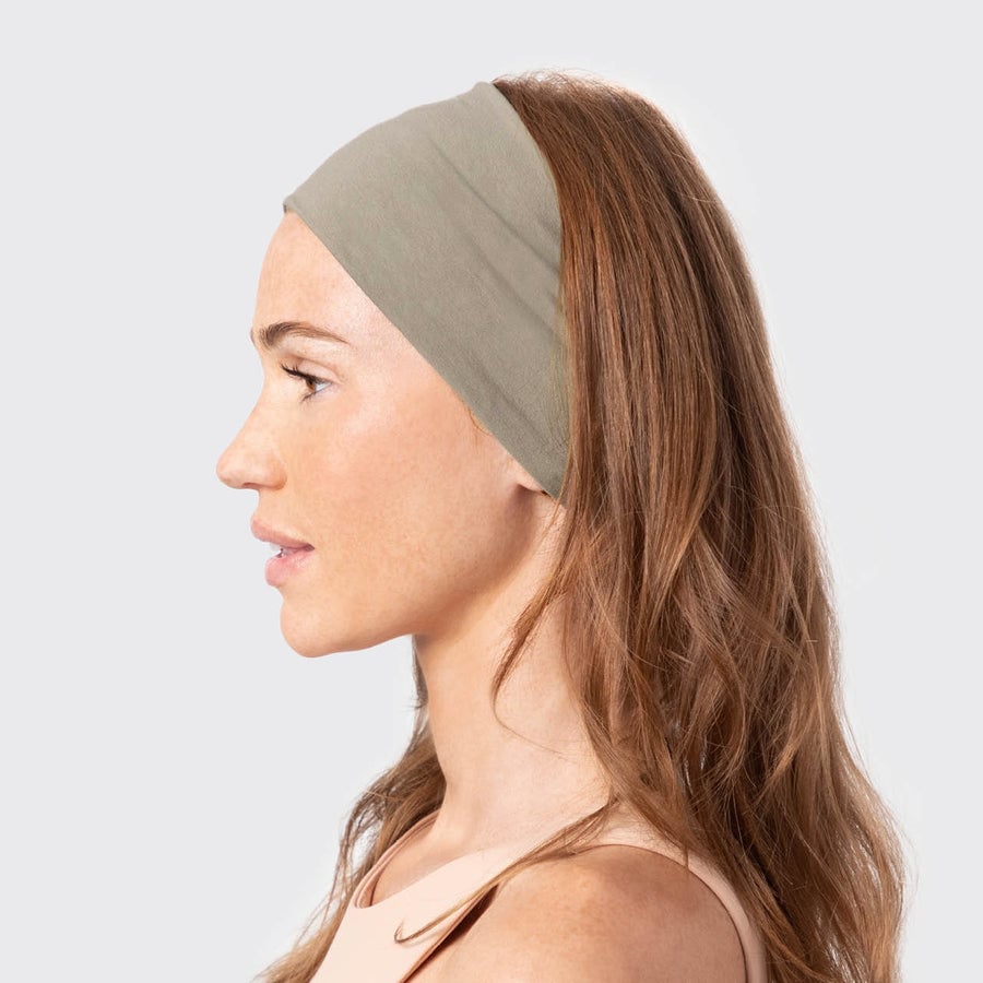 Cotton Adjustable Headband 2pc - Eucalyptus