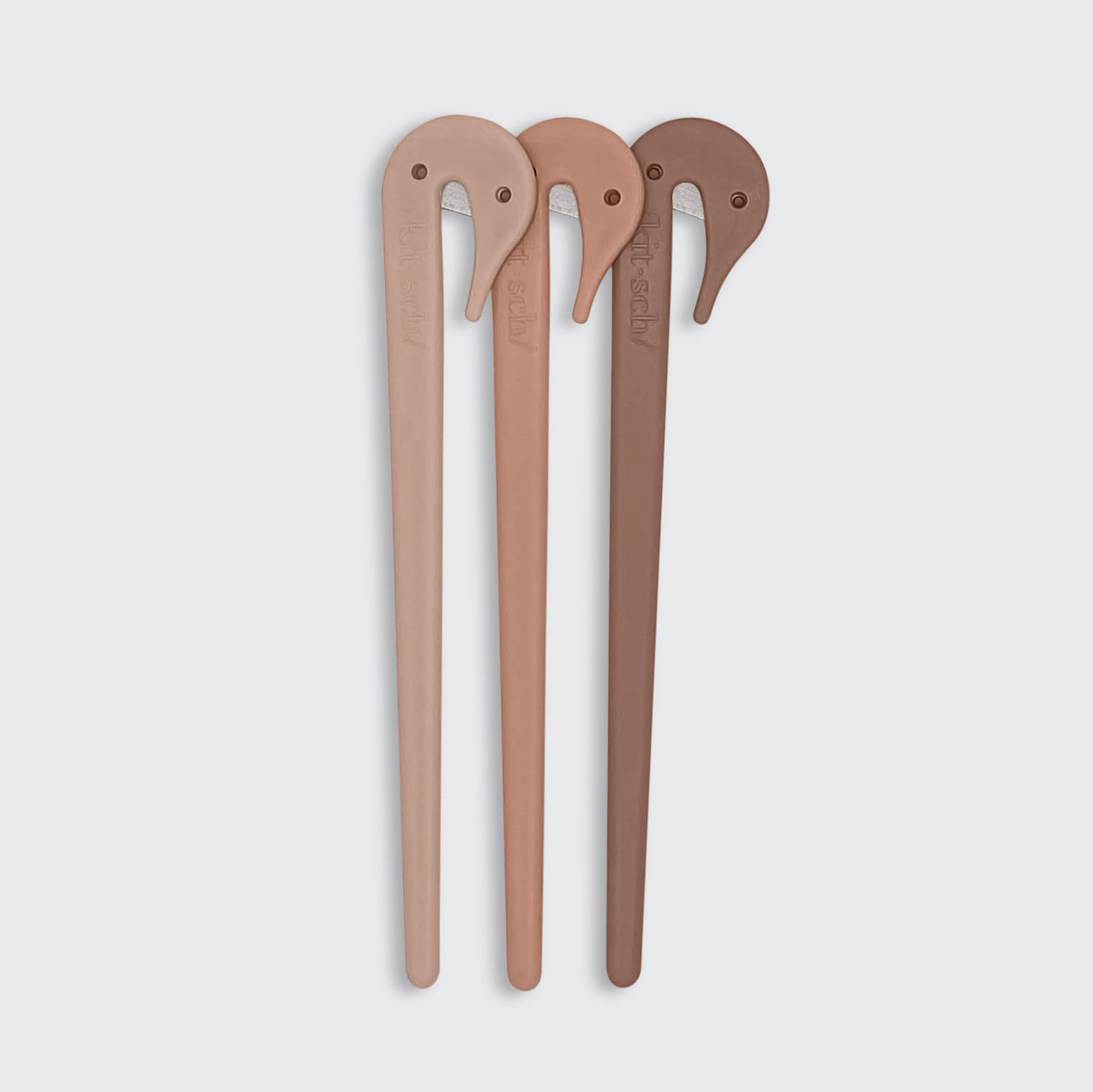 Elastic Cutters 3pc Set Multicolour KITSCH