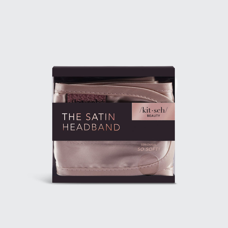 Satin Sleep Headband - Blush