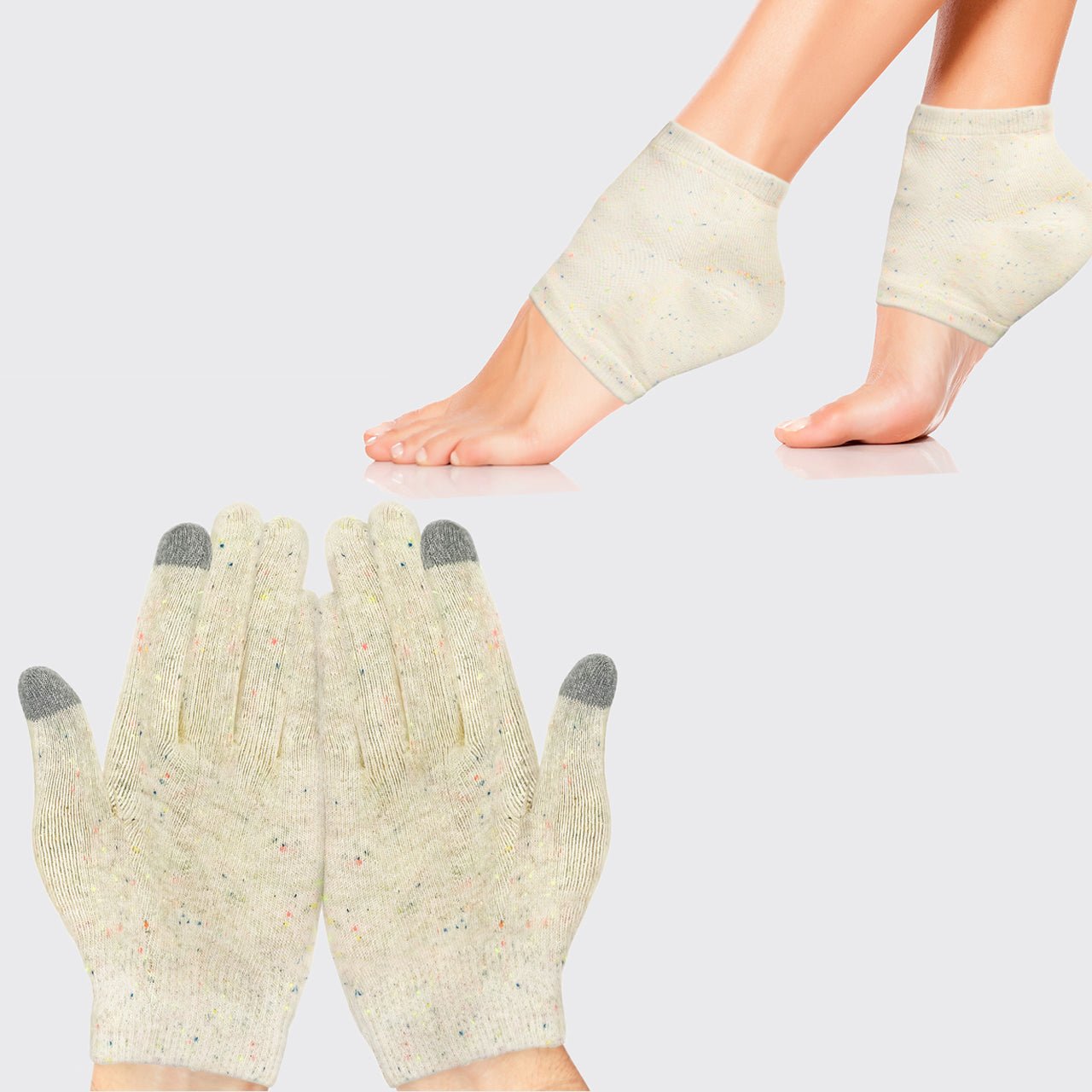 Kitsch Moisturizing Spa Socks & Gloves Bundle Hydrates, Softens