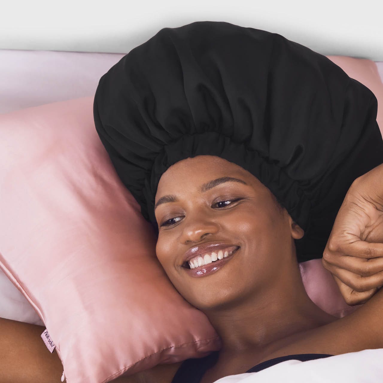 Large, Double Layer, Reversible, Adjustable Satin Cap Compatible With  Sleeping Hair Bonnet | Fruugo NO