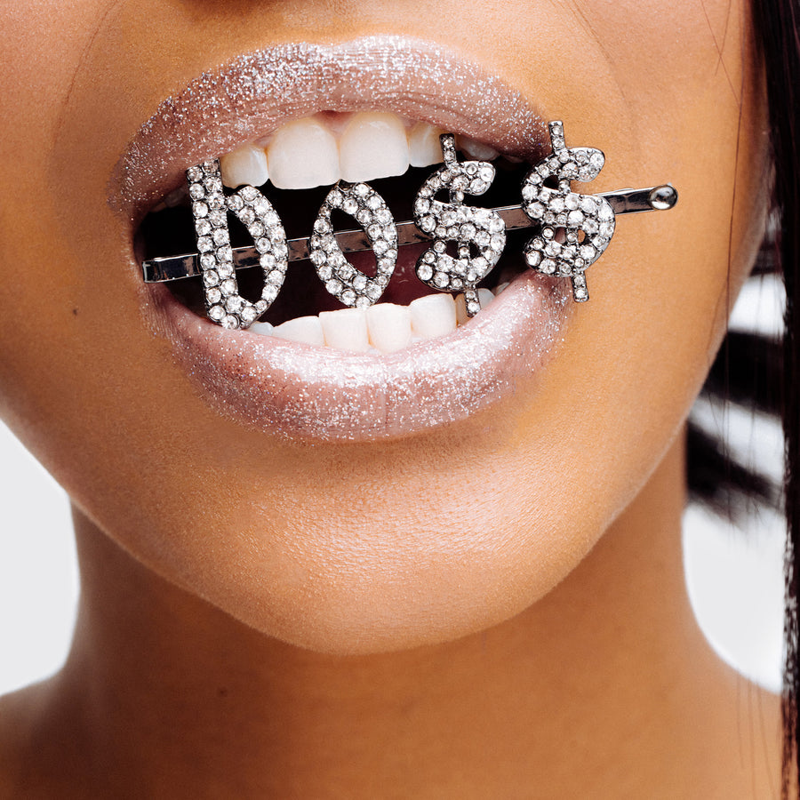 Bo$$ Rhinestone Bobby Pin