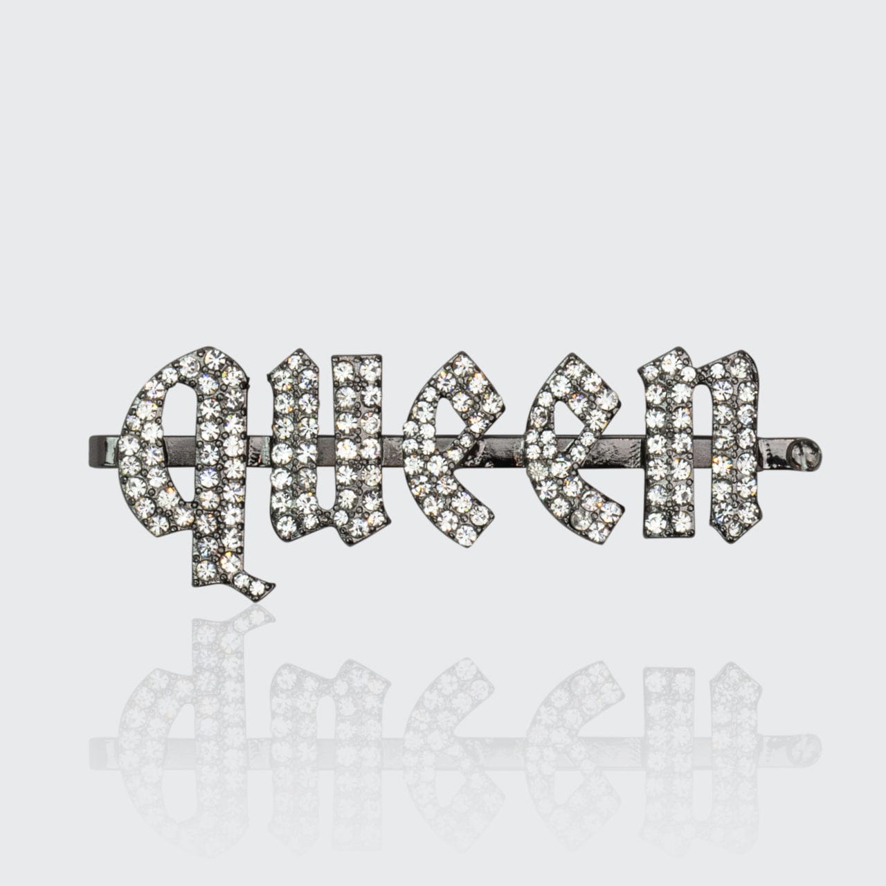 "Queen" Rhinestone Bobby Pin