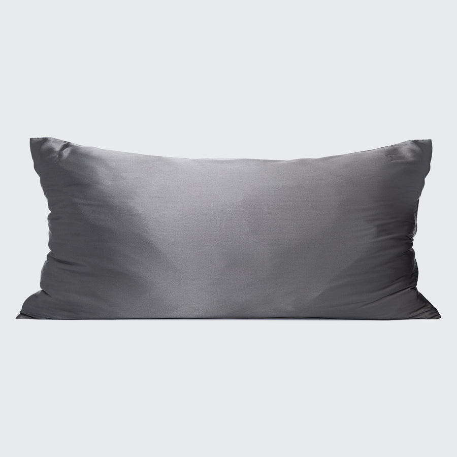 Satin King Pillowcase Charcoal KITSCH
