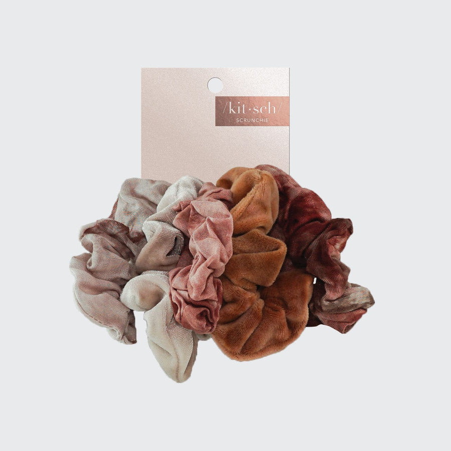 Tie Dye Scrunchies - Rust