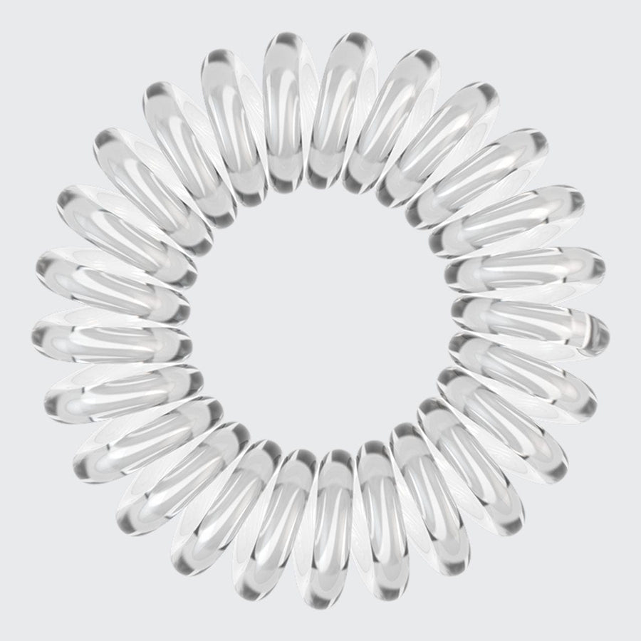 Spiral Hair Ties 4 Pack - Clear