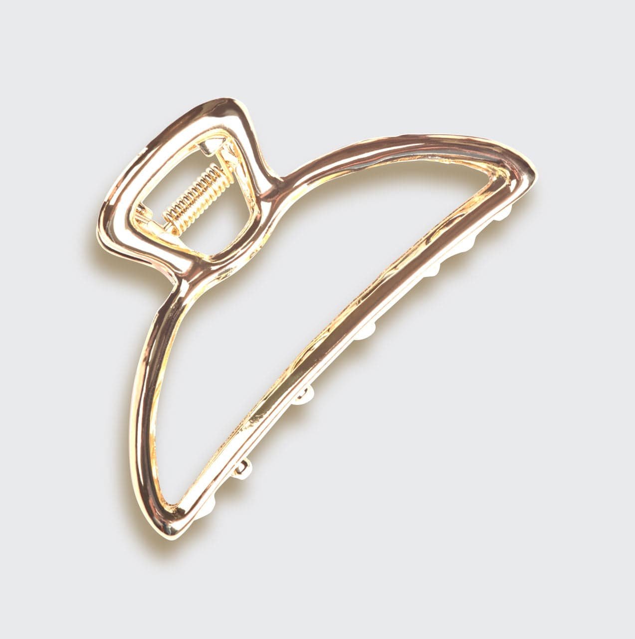 Open Shape Claw Clip - Gold – KITSCH