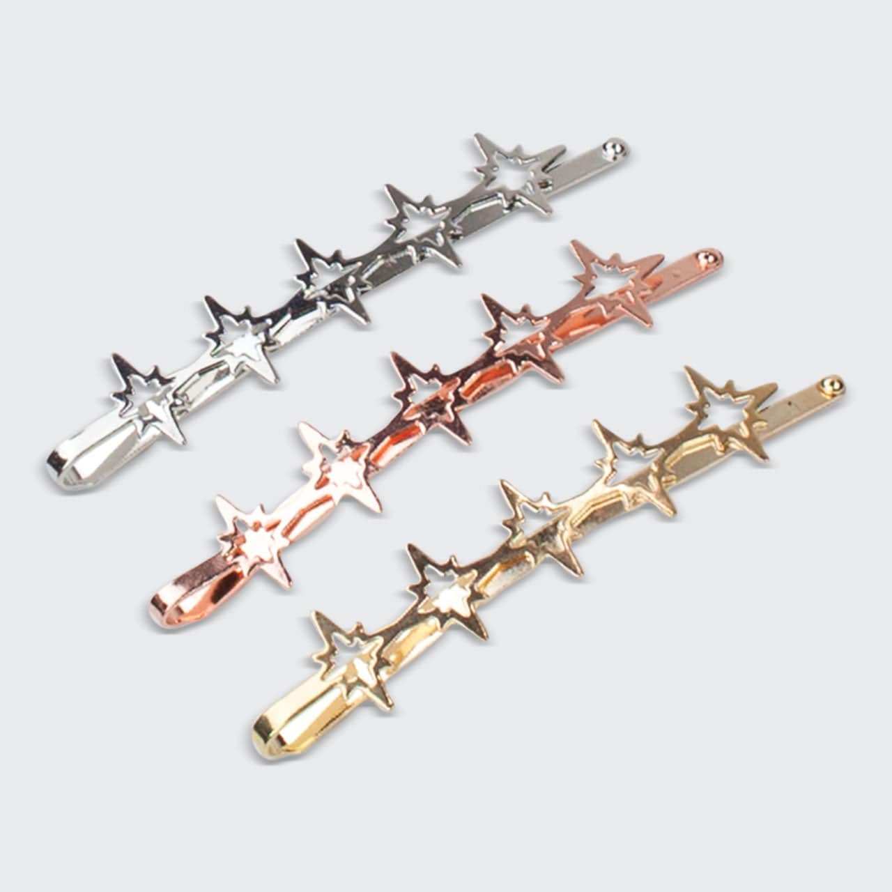 Starburst Metal Bobby Pins