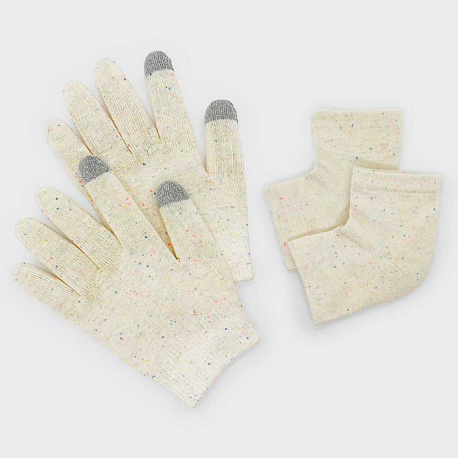 Kitsch Moisturizing Spa Socks & Gloves Bundle Hydrates, Softens