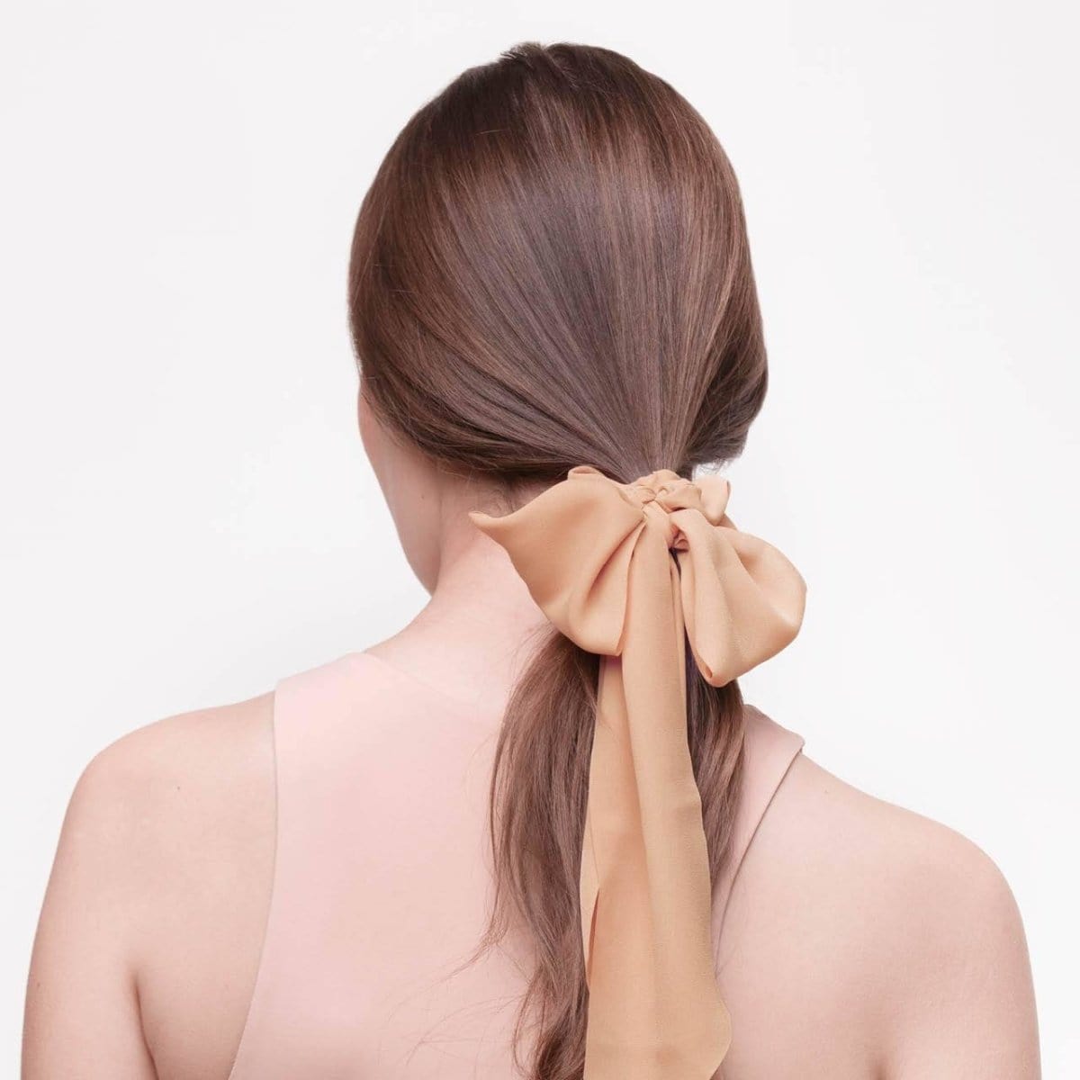 Crepe Scarf Scrunchie 2pc Set - Terra Cotta Hair Accessories Hair Accessories 