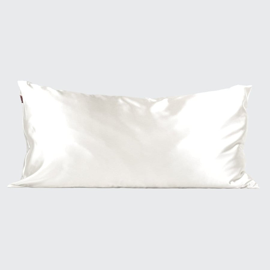 Luxe Satin Pillowcase  -  Ivory (King)