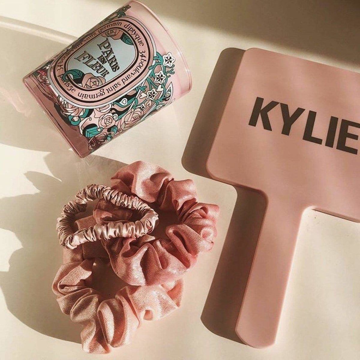 Satin Sleep Scrunchies - Blush - KITSCH