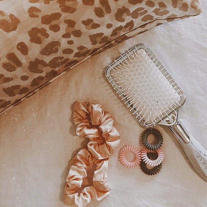 Satin Sleep Scrunchies - Leopard - KITSCH
