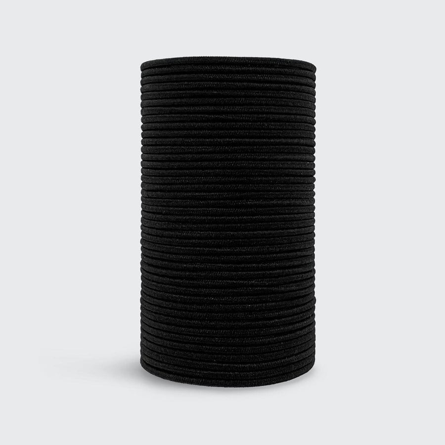 Recycled Nylon Medium Elastics 12pc- Black