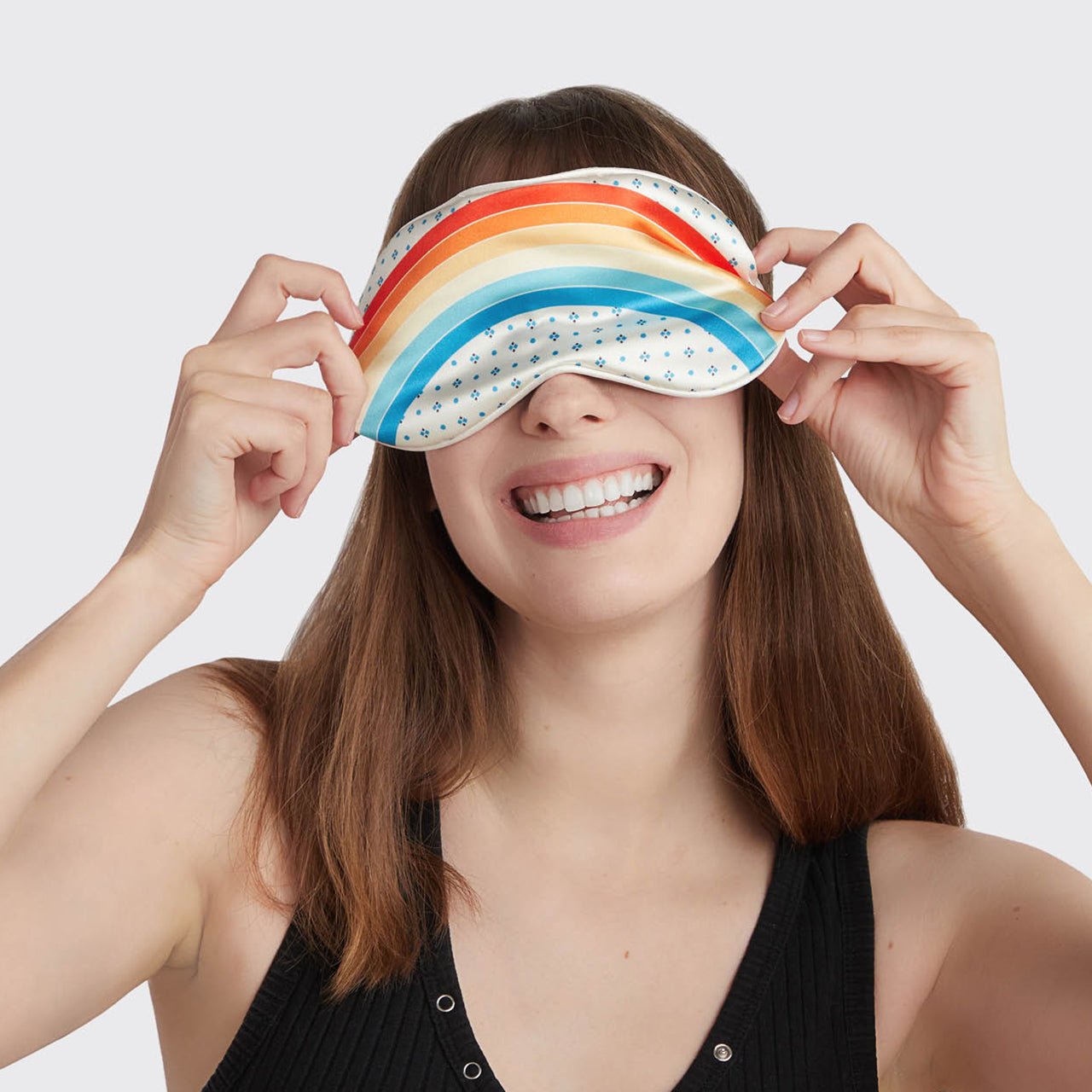 Stranger Things X Kitsch Rainbow Room Pillowcase + Eye Mask 2pc Set
